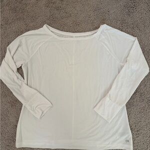 Women's GAP Fit Breathe LS White Shirt